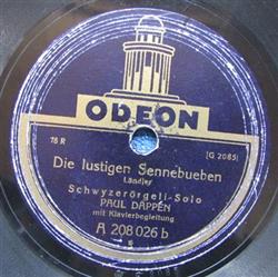 lataa albumi Paul Däppen - Die Lustigen Sennebueben Gruss Vom Gotthard