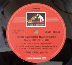 descargar álbum Franz Liszt, Gyorgy Cziffra - Etudes DExécution Transcendante