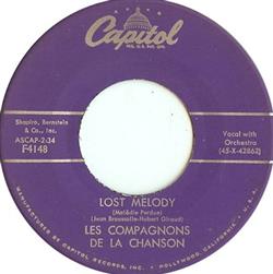 last ned album Les Compagnons De La Chanson - Lost Melody Melödie Perdue
