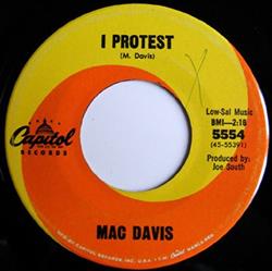 last ned album Mac Davis - I Protest Bad Scene