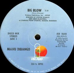 lataa albumi Manu Dibango - Big Blow Disco Mix