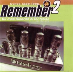 ladda ner album DJ Mas Ricardo & DJ Noise - Remember 2 Trance 1993 1995