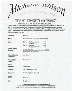 Album herunterladen Michelle Wilson - Its My Time Its My Turn