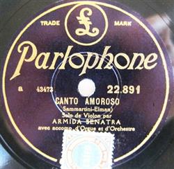 last ned album Armida Senatra - Canto Amoroso Gavotte