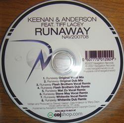lytte på nettet Keenan & Anderson Feat Tiff Lacey - Runaway
