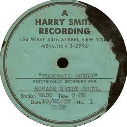 ascolta in linea Horace Heidt Orch - Football Songs Blossoms On Broadway