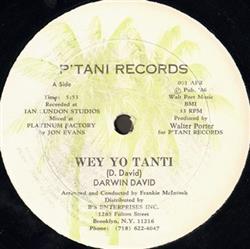 lyssna på nätet Darwin David - Wey Yo Tanti