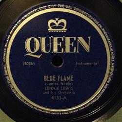 online luisteren Lennie Lewis And His Orchestra - Blue Flame Mean Bad And Evil Blues