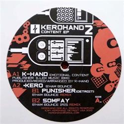 escuchar en línea KHand & Kero - Content EP