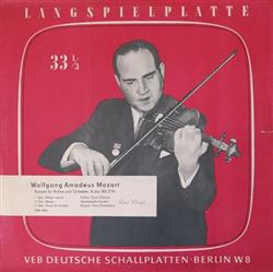 lataa albumi Wolfgang Amadeus Mozart David Oistrach, Staatskapelle Dresden, Franz Konwitschny - Konzert Für Violine Und Orchester A dur KV 219