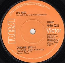 last ned album Lou Reed - Caroline Says