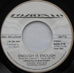Download Toronto - Enough Is Enough Master Of Disguise