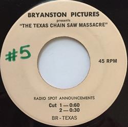 lataa albumi No Artist - The Texas Chain Saw Massacre Radio Spots