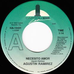 ouvir online Agustin Ramirez - Necesito Amor