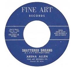 descargar álbum Arena Allen Willie McClain - Shattered Dreams My Darling Berneice