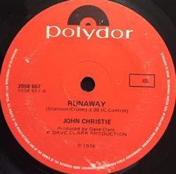 Album herunterladen John Christie - Runaway The Best Thing In My Life