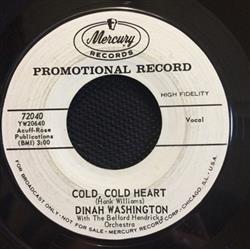 ladda ner album Dinah Washington - Cold Cold Heart