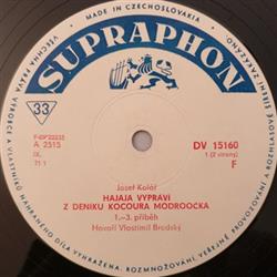 descargar álbum Josef Kolář - Hajaja Vypráví Z Deníku Kocoura Modroočka