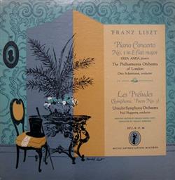 descargar álbum Franz Liszt - Piano Concerto No 1 In E Flat Major And Les Préludes