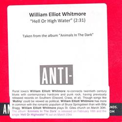 Download William Elliot Whitmore - Hell Or High Water