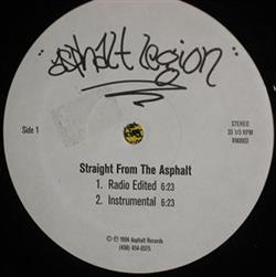 télécharger l'album Asphalt Legion - Straight From The Asphalt