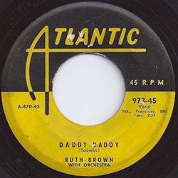 Ruth Brown With Orchestra Ruth Brown With The James Quintet & Orch - Daddy Daddy Have A Good Time