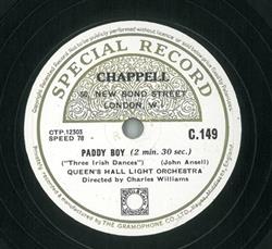 lytte på nettet The Queen's Hall Light Orchestra - Paddy Boy