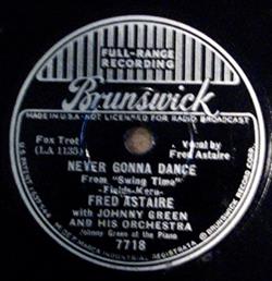 last ned album Fred Astaire With Johnny Green And His Orchestra - Never Gonna Dance Bojangles Of Harlem