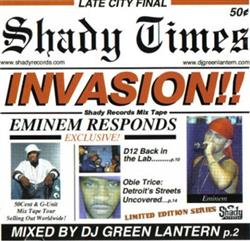 online luisteren DJ Green Lantern - Invasion Shady Records Mixtape