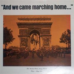 Download The United States Army Band - And We Came Marching Home