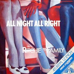 télécharger l'album The Ritchie Family - All Night All Right
