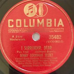 télécharger l'album Benny Goodman Sextet - I Surrender Dear Boy Meets Goy