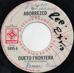 lyssna på nätet Dueto Frontera - Aborrezco