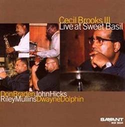Album herunterladen Cecil Brooks III - Live At Sweet Basil