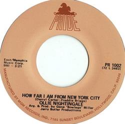 Album herunterladen Ollie Nightingale - How Far Am I From New York City May The Best Man Win