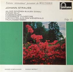 lataa albumi Johann Strauss, Wiener Symphoniker, Rudolf Moralt - Strauss Walzer