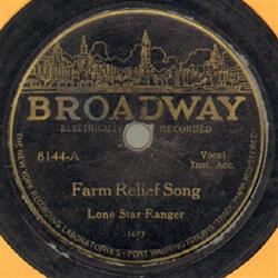 télécharger l'album Lone Star Ranger - Farm Relief Song The Crow Song Caw Caw Caw