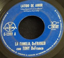 lataa albumi La Familia DeFranco Con Tony DeFranco - Latido de Amor Heartbeat Its A Lovebeat