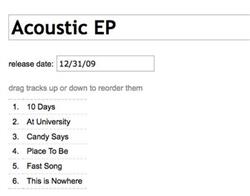 écouter en ligne The Record Winter - Acoustic EP