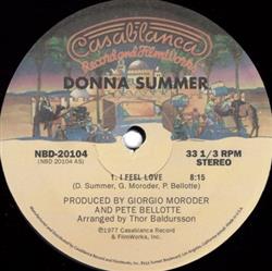 last ned album Donna Summer - I Feel Love Love To Love You