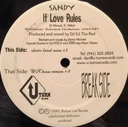 ouvir online Sandy - If Love Rules