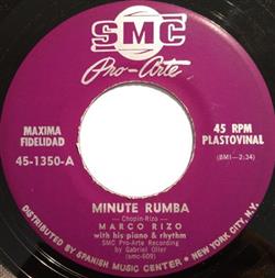 Download Marco Rizo With His Piano & Rhythm - Minute Rumba Habanera Chachacha
