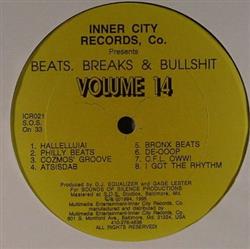 online anhören DJ Equalizer & Gage Lester - Beats Breaks Bullshit Volume 14