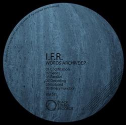 Album herunterladen IFR - Words Archive EP