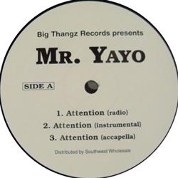 télécharger l'album Mr Yayo - Attention
