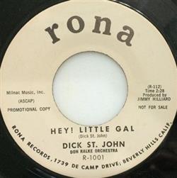 écouter en ligne Dick St John - Hey Little Gal Boogie Man I Aint Afraid Of You