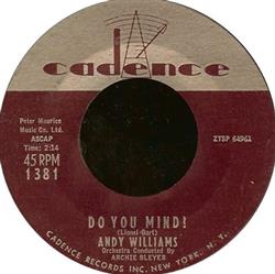 baixar álbum Andy Williams - Do You Mind