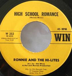 écouter en ligne Ronnie And The HiLites - High School Romance