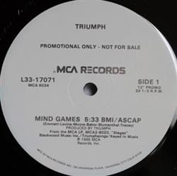 descargar álbum Triumph - Mind Games