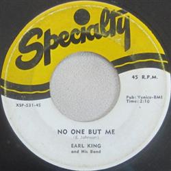 Album herunterladen Earl King And His Band - No One But Me Eating Sleeping